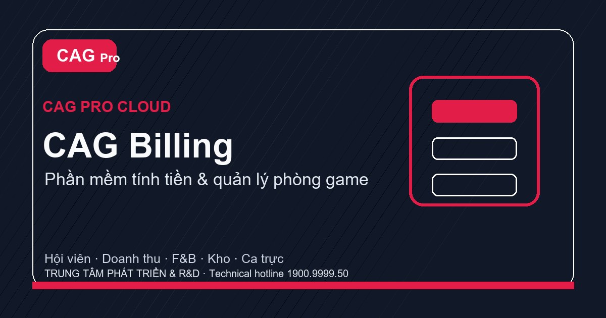 Hệ sinh thái CAG Pro Cloud gồm những gì?