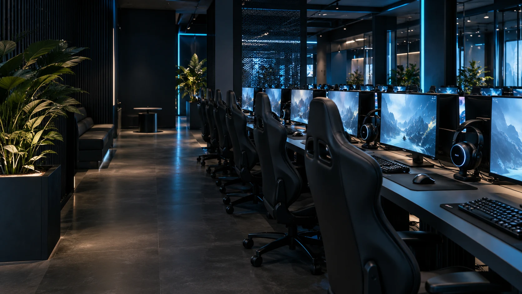 CAG Client — minh họa không gian ứng dụng tại phòng game