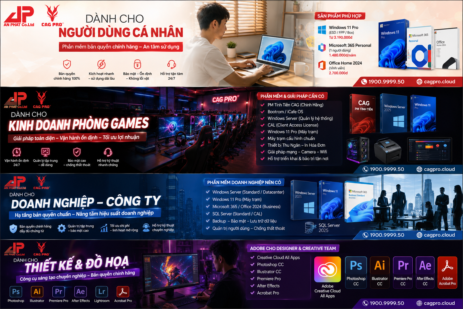 Bảng Giá Phần Mềm Bản Quyền 2026: Windows, Server, Office, Autodesk & Adobe